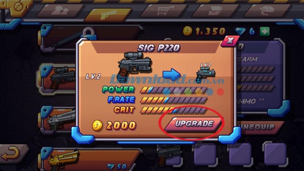Nâng cấp vũ khí