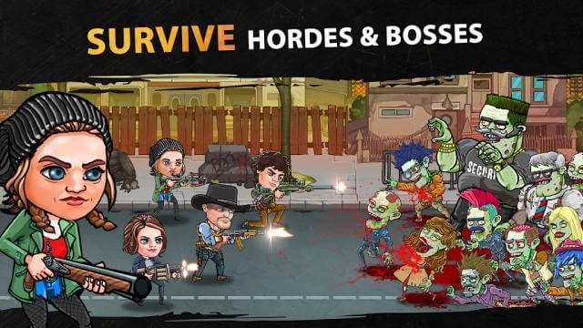 Chiến đấu và sinh tồn trước vô vàn làn sóng zombie trong game Zombieland: AFK Survival
