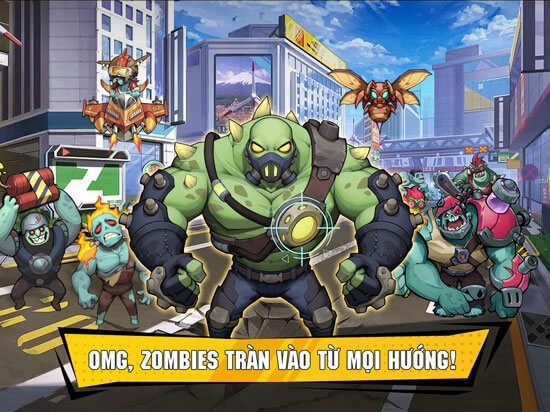 Zombies tràn vào từ mọi hướng