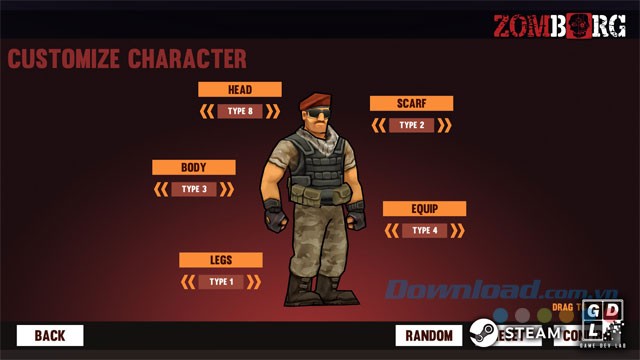 Nâng cấp nhân vật và vũ khí