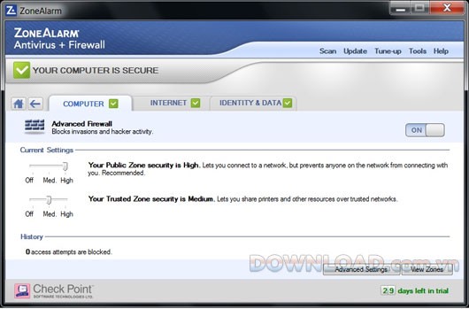 ZoneAlarm Antivirus + Firewall 2012