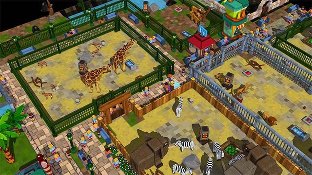 Chơi game Zoo Constructor với góc nhìn từ trên xuống