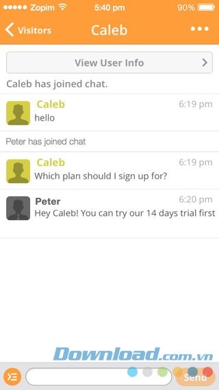 Quản lý thông tin người dùng