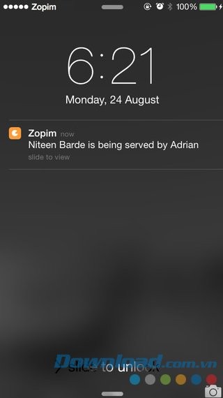 Nhận thông báo đẩy