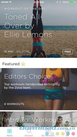 Ứng dụng tập luyện thể dục