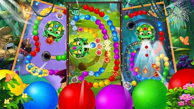 Zumbla Classic for Android cung cấp nhiều giao diệm game độc đáo và đầy màu sắc