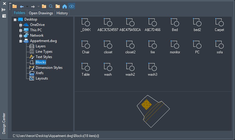 Trung tâm thiết kế của ZWCAD