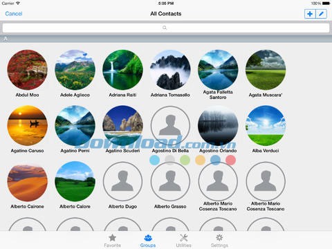 ZXContacts Free cho iOS