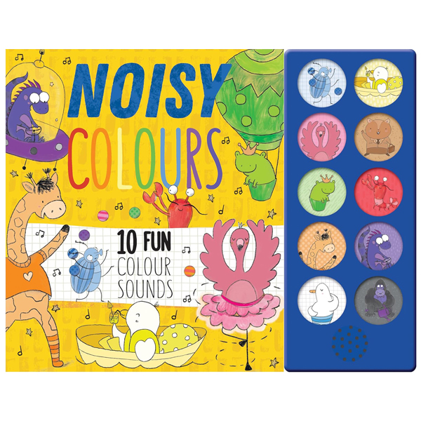 10 button sound book - colours