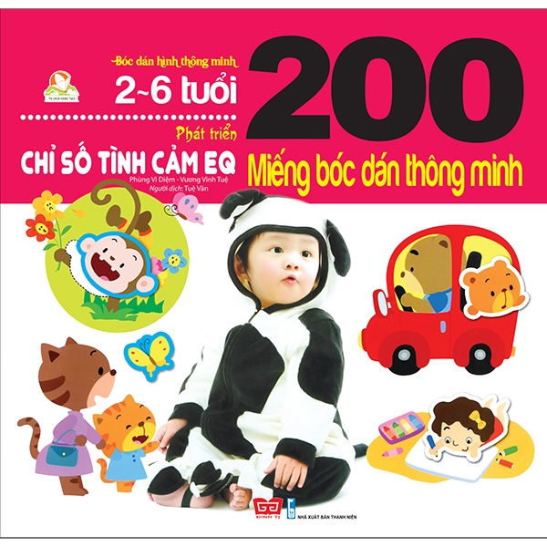 200 miếng bóc dán thông minh - phát triển chỉ số tình cảm eq (2-6 tuổi) - tái bản 2018