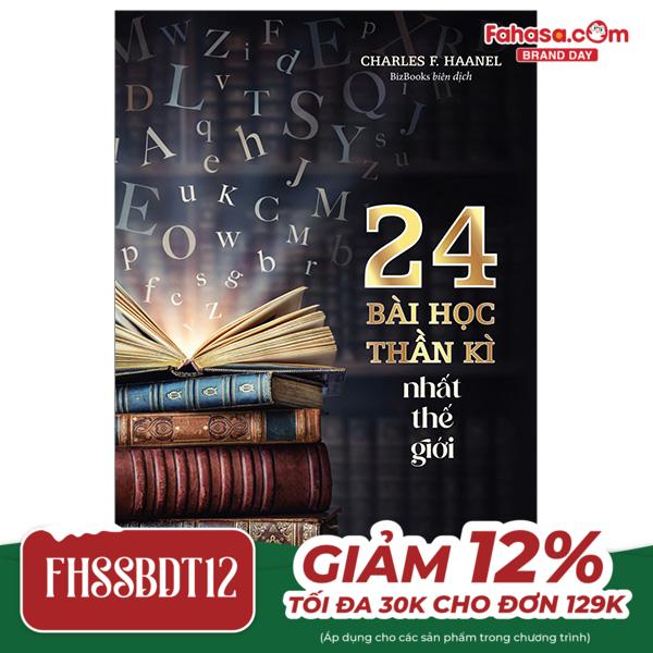 24 bài học thần kì nhất thế giới (tái bản 2023)