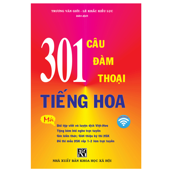 301 câu đàm thoại tiếng hoa (tái bản 2024)