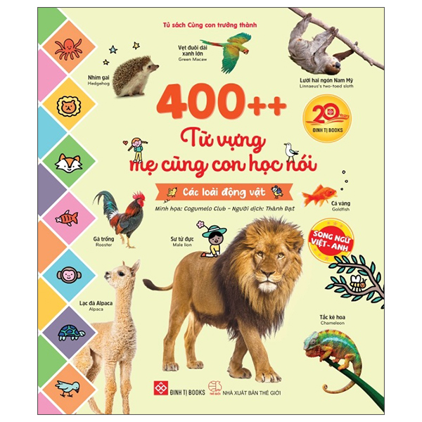 400++ Từ Vựng Mẹ Cùng Con Học Nói - Các Loài Động Vật
