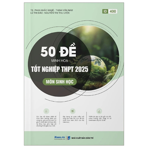 50 đề minh họa tốt nghiệp thpt 2025 - môn sinh học