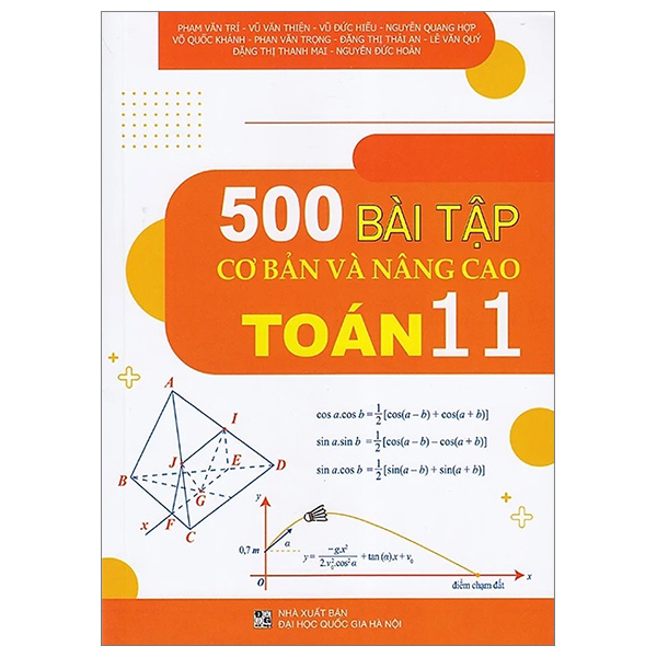 500 bài tập cơ bản và nâng cao toán 11