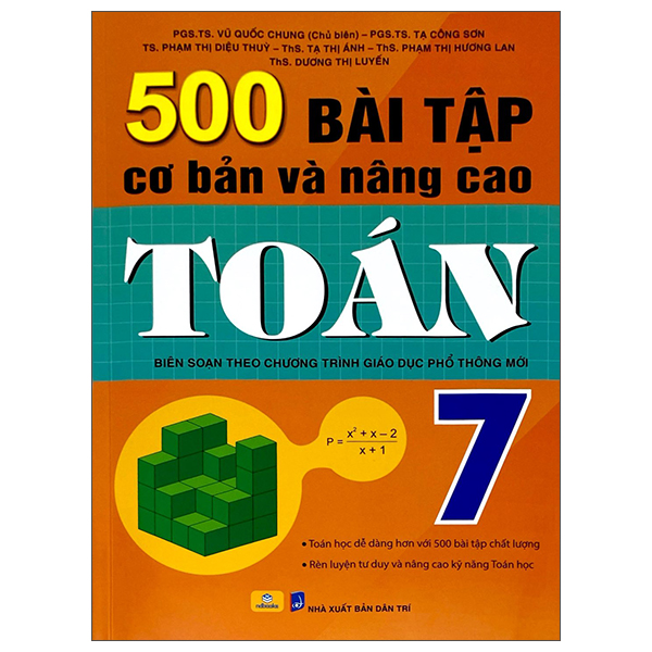 500 Bài Tập Cơ Bản Và Nâng Cao Toán 7