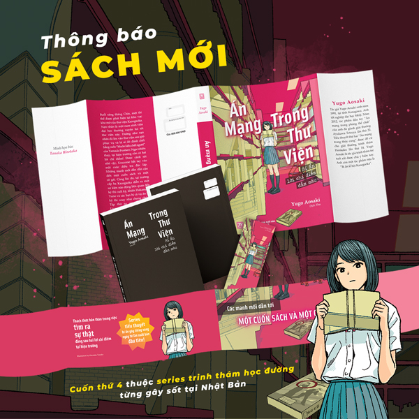 An Mang Trong Thu Vien - Bi An Loi Chi Diem Dam Mau - Tang Kem Obi + Bookmark