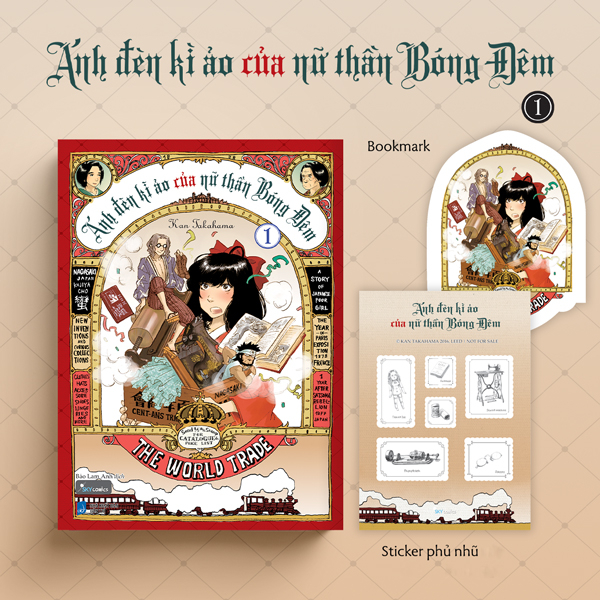 Anh Den Ki Ao Cua Nu Than Bong Dem - Tap 1 - Tang Kem Bookmark + Sticker Phu Nhu