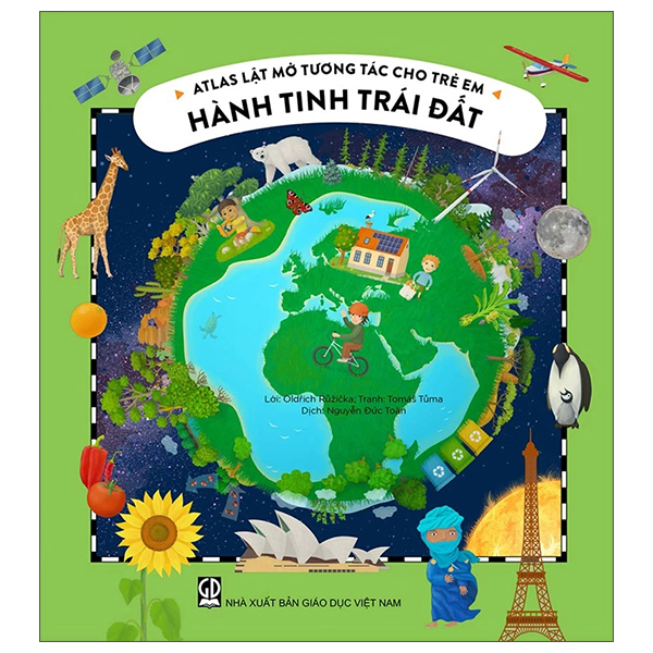 Atlas Lật Mở Tương Tác Cho Trẻ Em - Hành Tinh Trái Đất