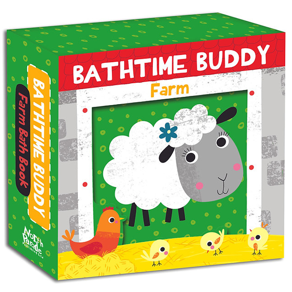 bathtime buddy book - farm