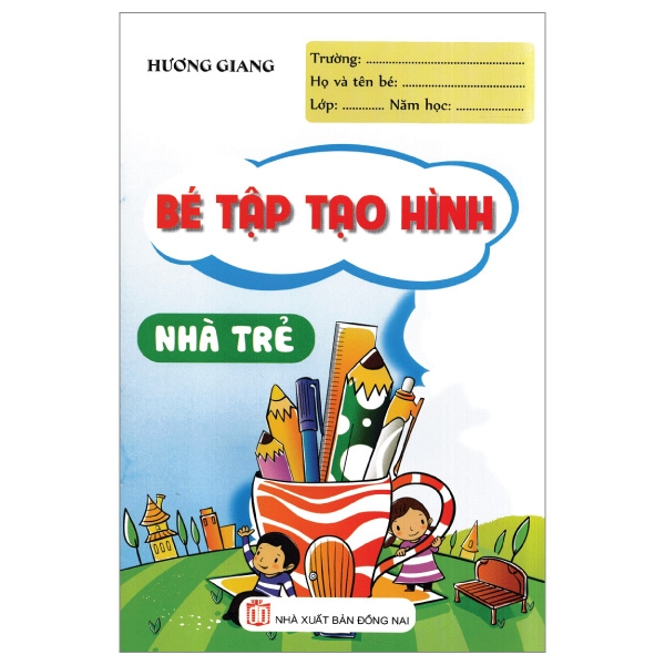 bé tập tạo hình nhà trẻ