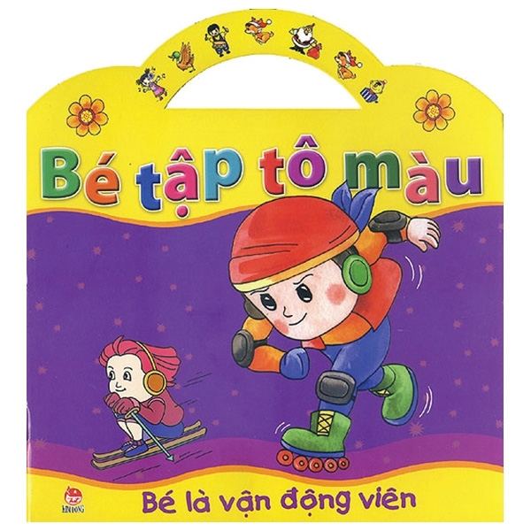 bé tập tô màu - bé là vận động viên (tái bản 2019)