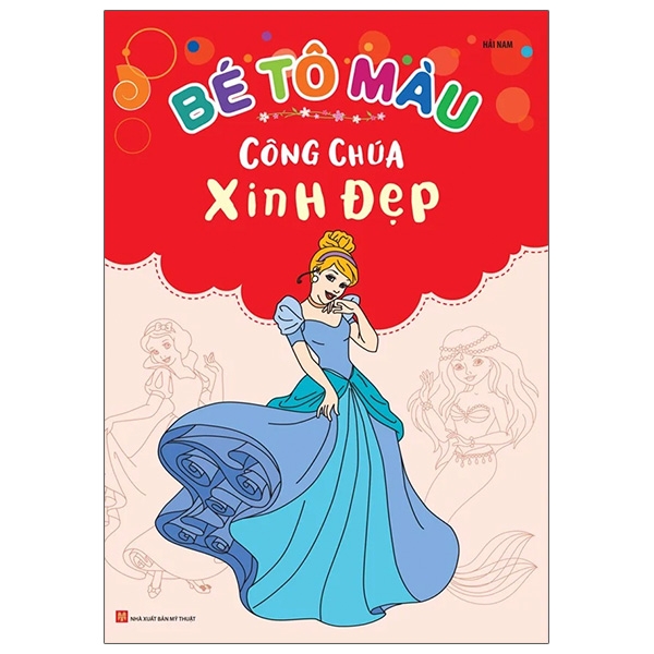 bé tô màu - công chúa xinh đẹp