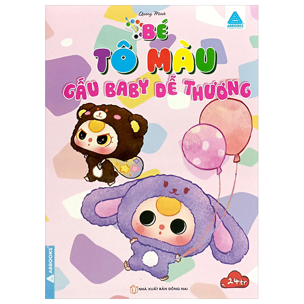 bé tô màu gấu baby dễ thương