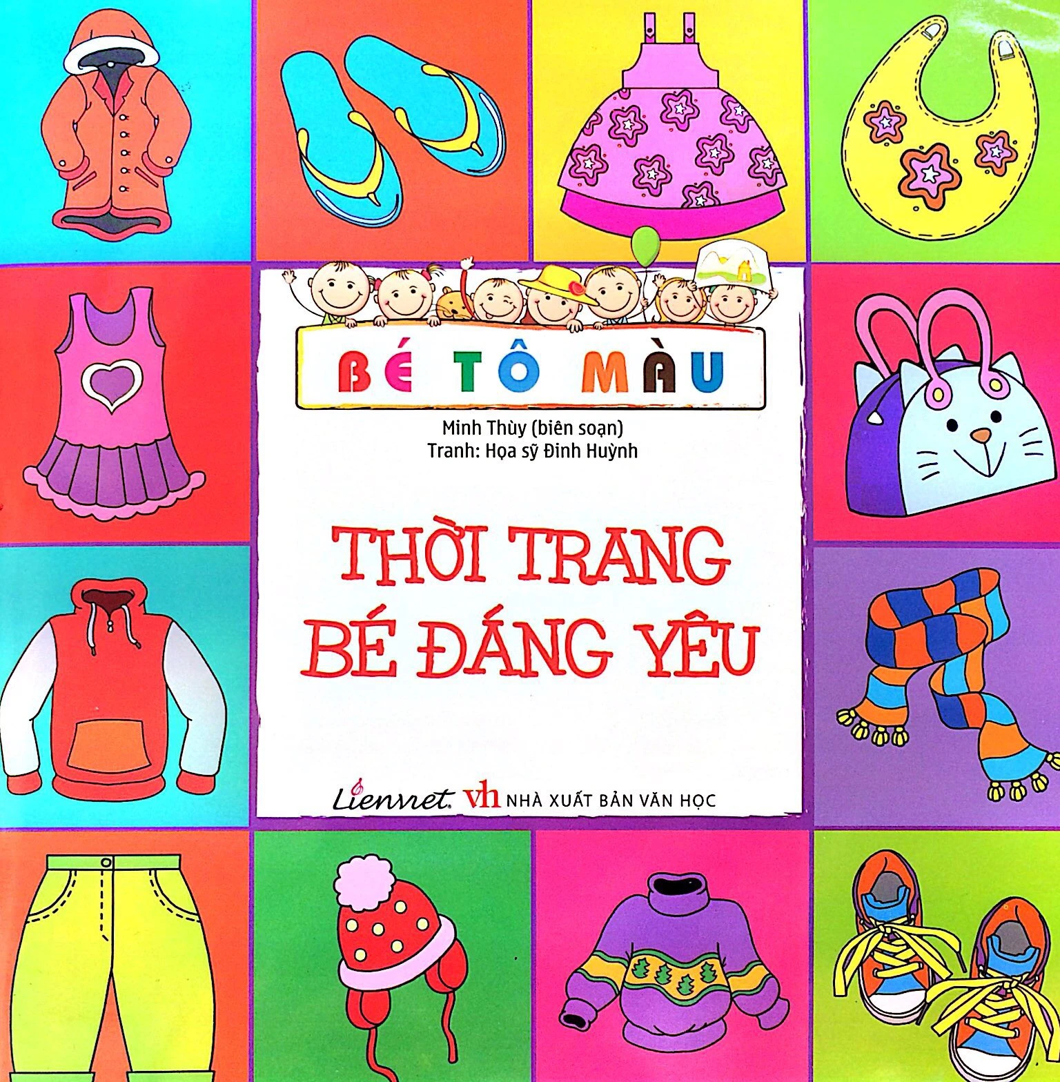 bé tô màu - thời trang bé đáng yêu