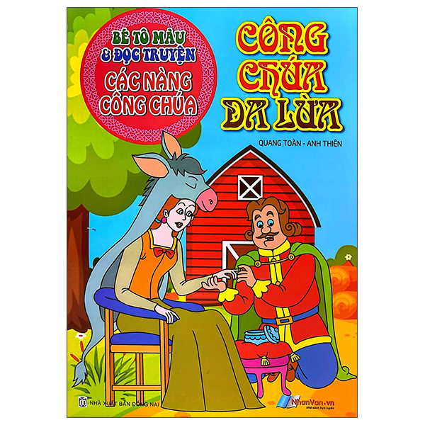 Bé Tô Màu Và Đọc Truyện - Các Nàng Công Chúa - Công Chúa Da Lừa (Tái Bản 2025)