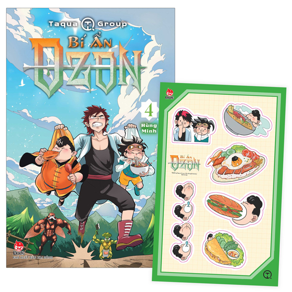 bí ẩn ozon - tập 4 - hùng minh - tặng kèm bảng sticker