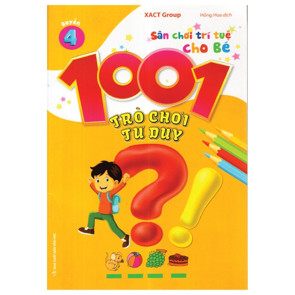 bộ 1001 trò chơi tư duy - quyển 4