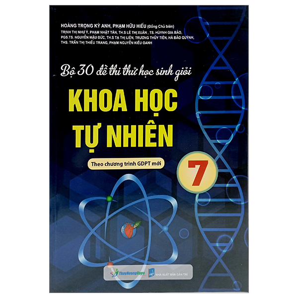 bộ 30 đề thi thử học sinh giỏi khoa học tự nhiên 7 (theo chương trình giáo dục phổ thông mới)