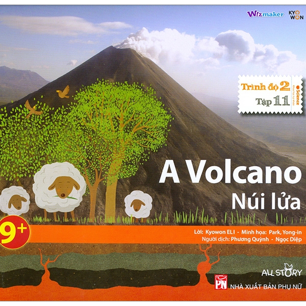 bộ all story - a volcano - núi lửa - trình độ 2 (tập 11)