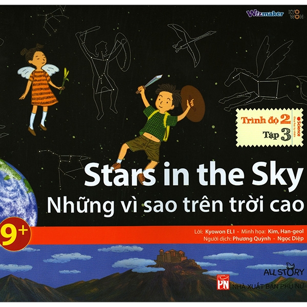 bộ all story - stars in the sky - những vì sao trên trời cao - trình độ 2 (tập 3)