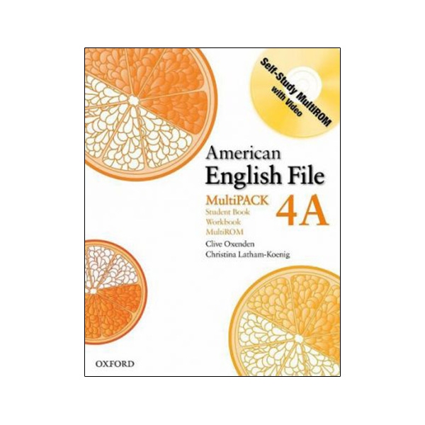 bộ american english file 4 student book/workbook multipack a