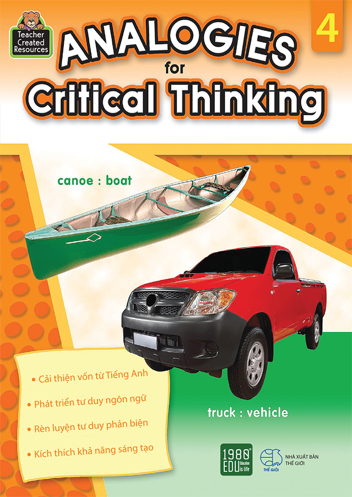 bộ analogies for critical thinking (tập 4)