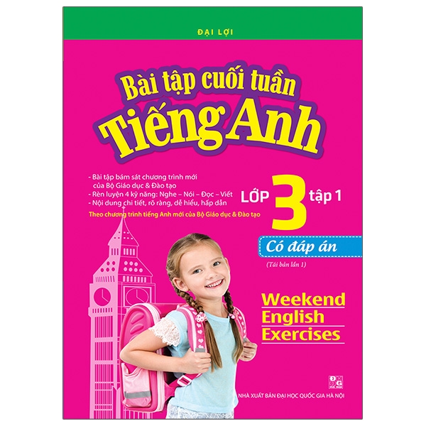 bộ bài tập cuối tuần tiếng anh lớp 3 tập 1 - có đáp án (tái bản 2020)