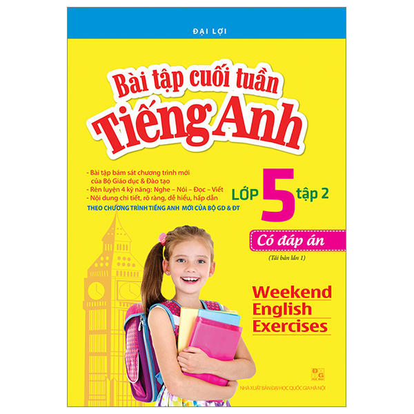 bộ bài tập cuối tuần tiếng anh lớp 5 tập 2 - có đáp án (tái bản)