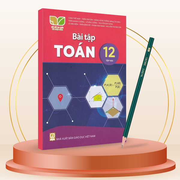 Bộ Bài Tập Toán 12 - Tập 2 (Kết Nối) (Chuẩn) - Kèm Bút Chì 2B Deli 33312-2B