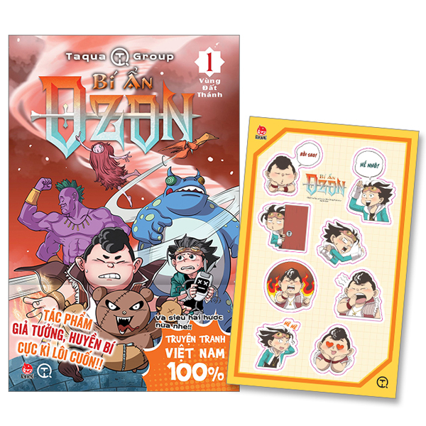 bộ bí ẩn ozon - tập 1 - vùng đất thánh - tặng kèm obi + bảng sticker