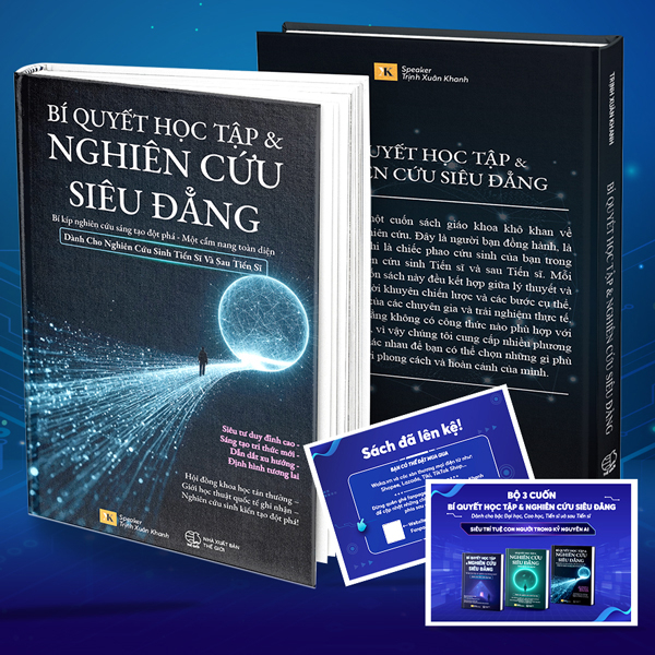 Bo
						
										
										Bi Quyet Hoc Tap Va Nghien Cuu Sieu Dang - Bi Kip Nghien Cuu Sang Tao Dot Pha - Mot Cam Nang Toan Dien - Danh Cho Nghien Cuu Sinh Tien Si Va Sau Tien Si - Bia Cung - Tang Kem Postcard