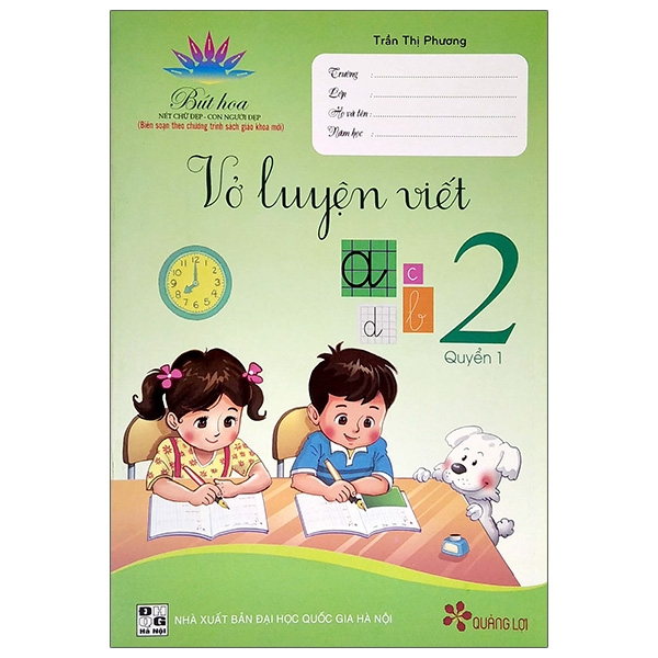 bộ biên soạn theo chương trình sách giáo khoa mới - vở luyện viết 2 - quyển 1