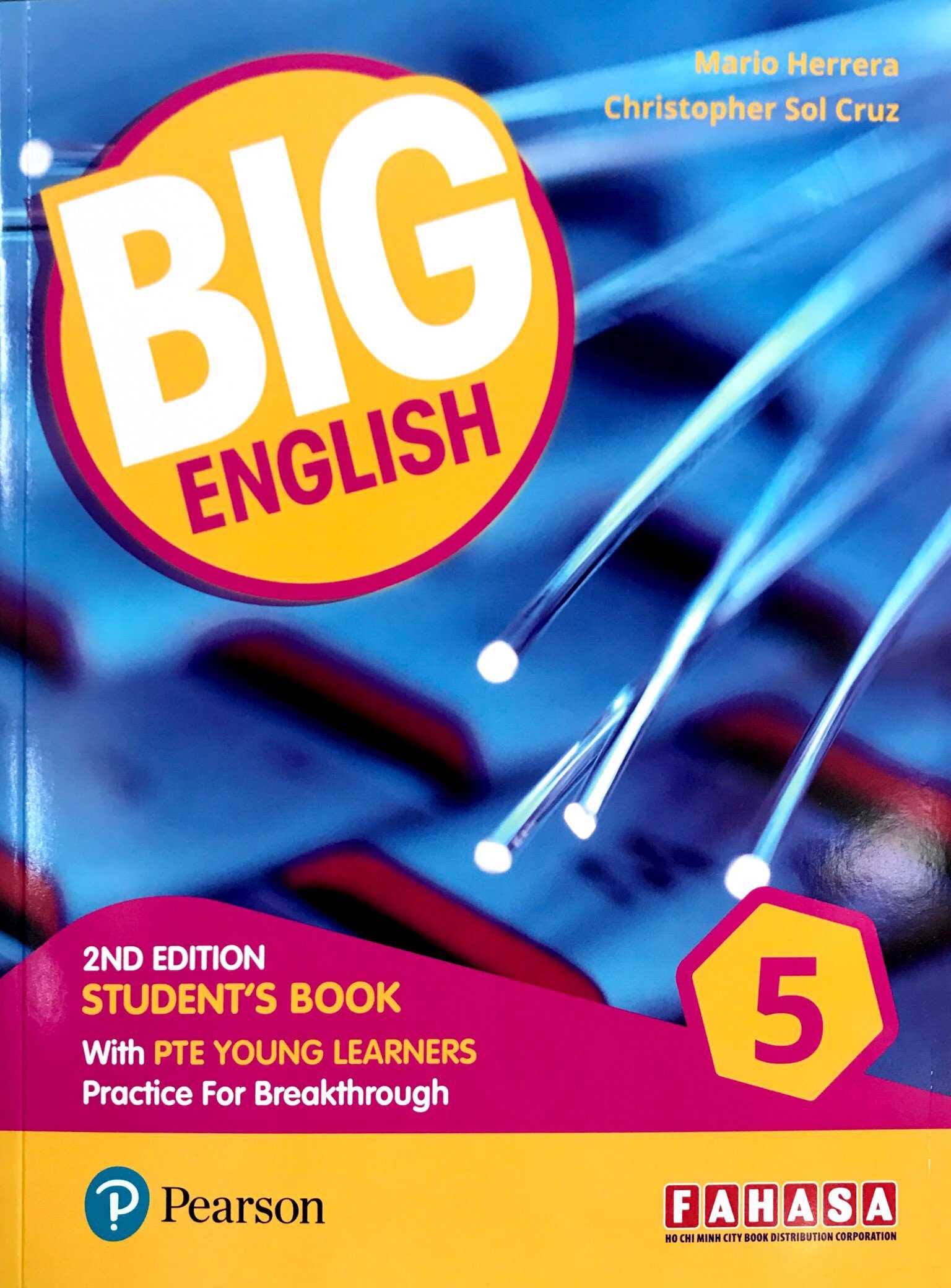 bộ big english 2nd edition pte young learners student's book 5 vn