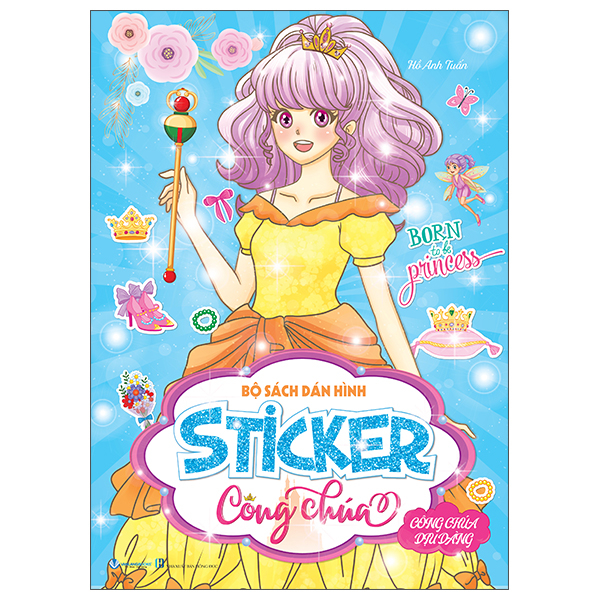 Bộ Bộ Sách Dán Hình - Sticker Công Chúa - Công Chúa Dịu Dàng