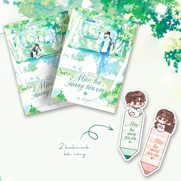 Bộ Bộ Sách Mùa Hạ Mang Tên Em - Tập 1 + Tập 2 (Bộ 2 Tập) - Tặng Kèm 2 Bookmark