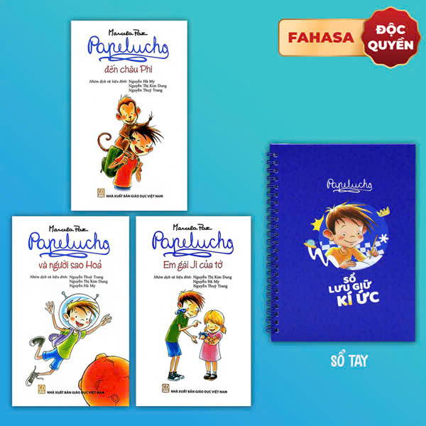 Bộ
						
										
										Bộ Sách Papelucho 3 - Em Gái Ji Của Tớ + Đến Châu Phi + Và Người Sao Hỏa (Bộ 3 Tập) - Tặng Kèm Sổ Lưu Giữ Kí Ức - Độc Quyền Fahasa