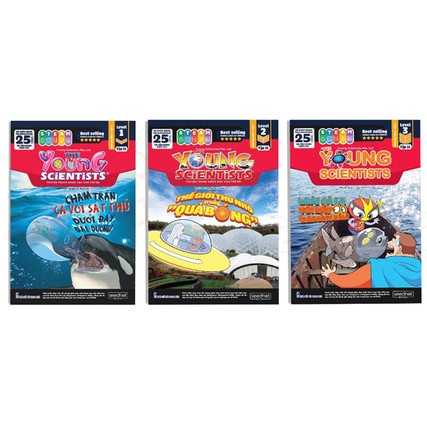 Bo
						
										
										Bo Sach The Young Scientist - Truyen Tranh Khoa Hoc Cho Tre Em - Tap 11 - Level 1+2+3 (Bo 3 Cuon)