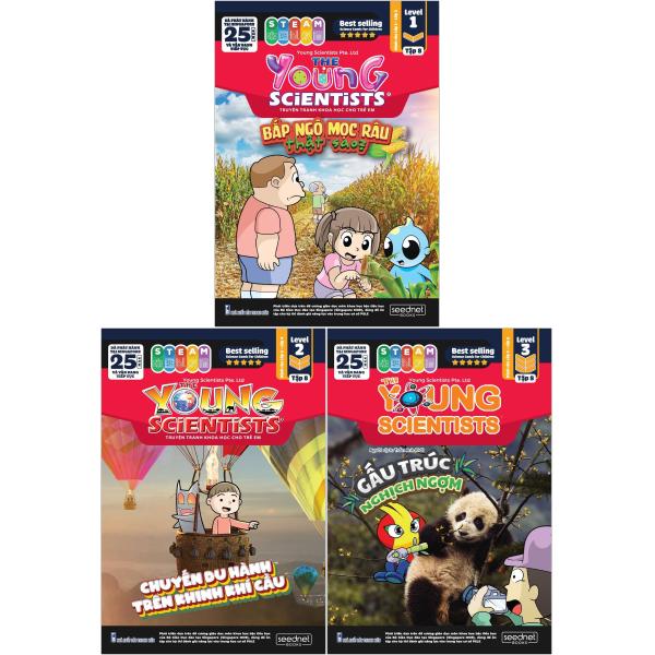 Bo
						
										
										Bo Sach The Young Scientist - Truyen Tranh Khoa Hoc Cho Tre Em - Tap 8 - Level 1+2+3 (Bo 3 Cuon)