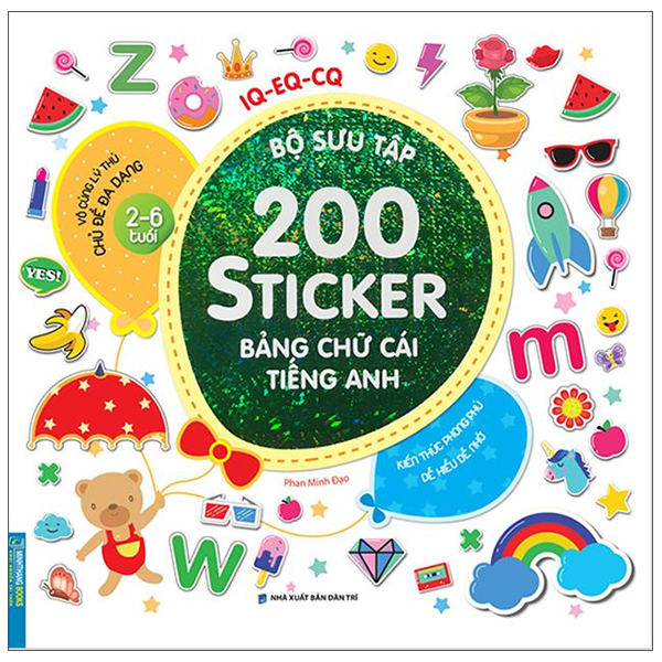 Bộ Bộ Sưu Tập 200 Sticker - Bảng Chữ Cái Tiếng Anh (Tái Bản 2022)